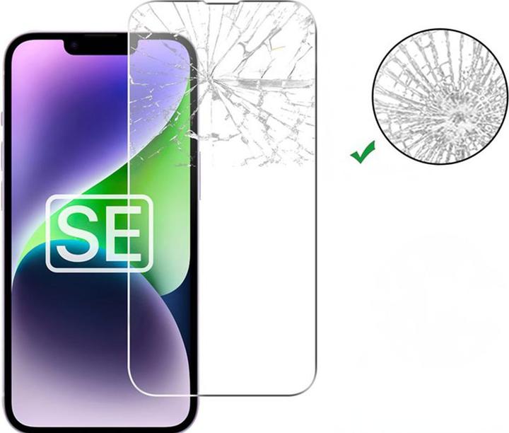 Produktbild Deltalabs iPhone 16e Panzer Glas Displayschutzfolie, Case Friendly (1 Stück, Apple iPhone 16e)