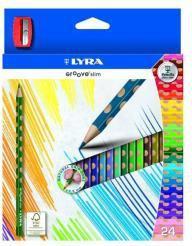 Actual product image Lyra Colored pencil 'GROOVE Slim lacquered (24 x)