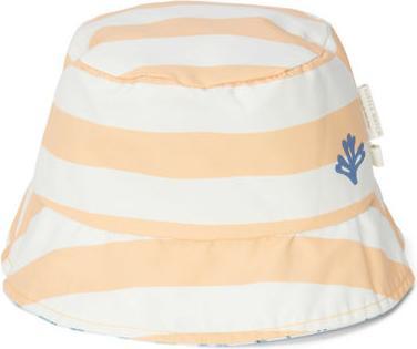Little Dutch Reversible sun hat Honey Stripes / Ocean Dreams Blue - size 1 (62/68 - 74/80) (68, 70, 72, 74)