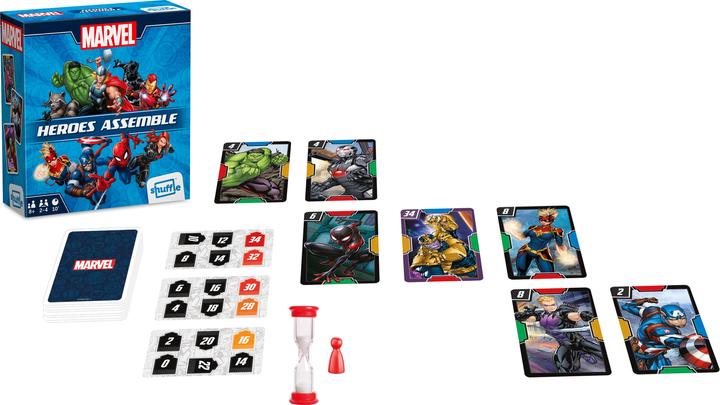 Image du produit Cartamundi Shuffle - Marvel Heroes Assemble - Jeu de Cartes