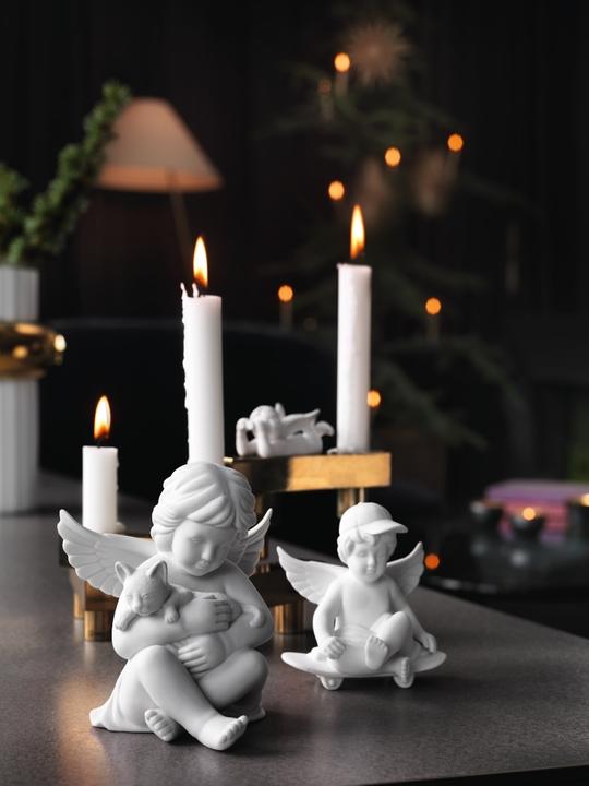 Actual product image Rosenthal Engel mittel - Weiss matt - Angel with hare (1 x)