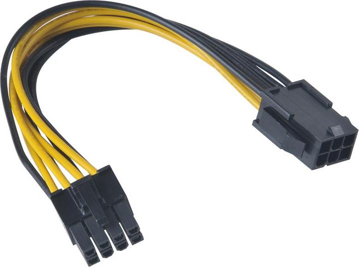 Akasa 6-Pin PCIe zu 8-Pin ATX12V - Adapter-Kabel