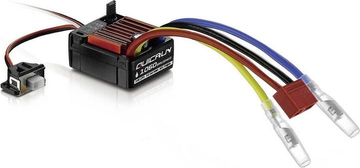 Actual product image Hobbywing QuicRun 1060 Brushed Regulator T-Connector 60A for 1/10th scale