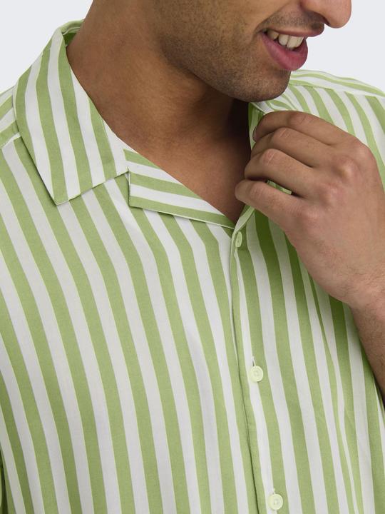 Image du produit Only & Sons Chemise rayée à manches courtes (M)