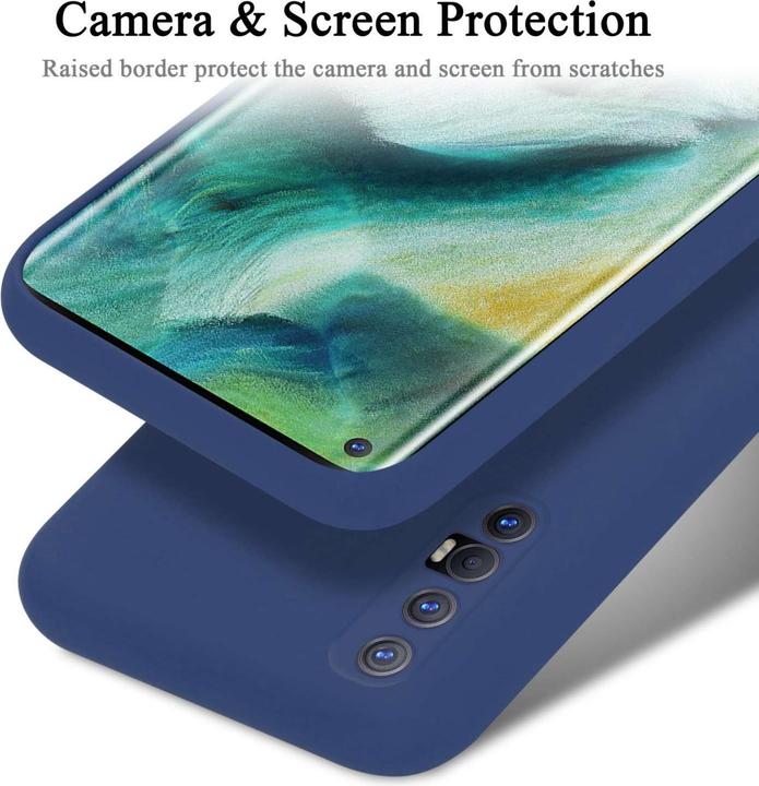 Actual product image Cadorabo Bumper Case for Oppo FIND X2 NEO TPU Liquid Silicone Cover for Oppo FIND X2 NEO (Oppo Find X2 Neo)