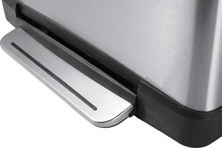 Image du produit EKO Poubelle à pédale E-Cube 10+9 litres inox (19 l)