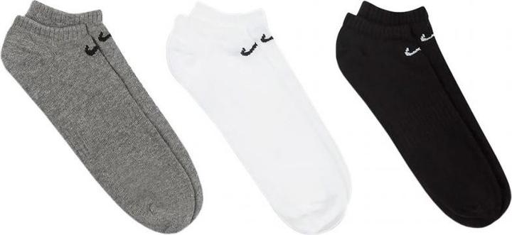 Produktbild Nike Unisex Training No-Show Socks (3 Pairs) Everyday Lightweight, Multi-Color, SX7678-964, S (3er Pack, S)