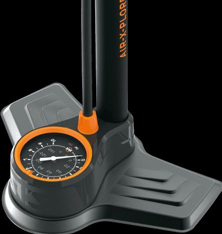 Actual product image SKS Floor pump Air-X-Plorer 10.0 steel