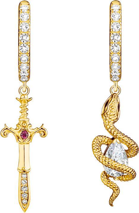 Produktbild Thomas Sabo Creolen mit Anhänger Tempting Romance (925er Silber, Gelbgold)