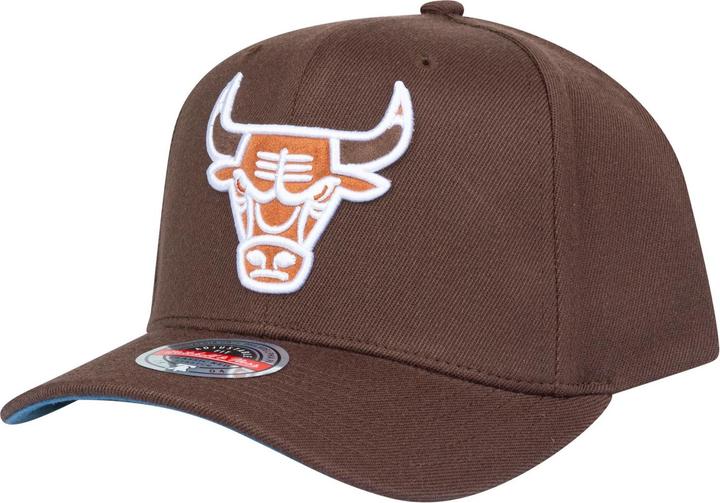 Mitchell & Ness Snapback Stretch Cap - Chicago Bulls Braun (One Size)