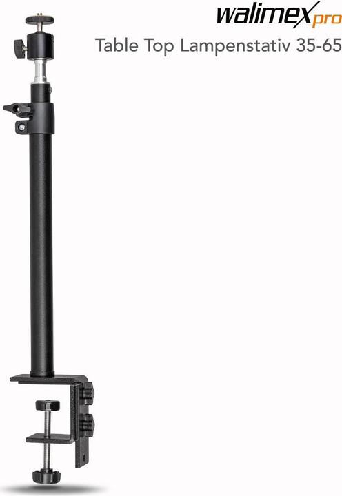 Actual product image Walimex Table Top Lamp Tripod 35-65 (65 cm, 2 kg)