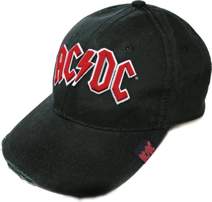 Image du produit AC/DC Red On White Logo Distressed B