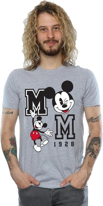 Actual product image Disney Mens Jump And Wink Mickey Mouse T-Shirt (S)