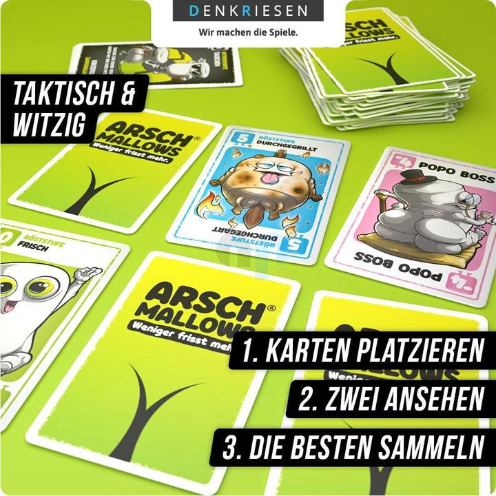 Image du produit Denkriesen Arschmallows® - "Moins On En Mange, Plus On En A" (Allemand)