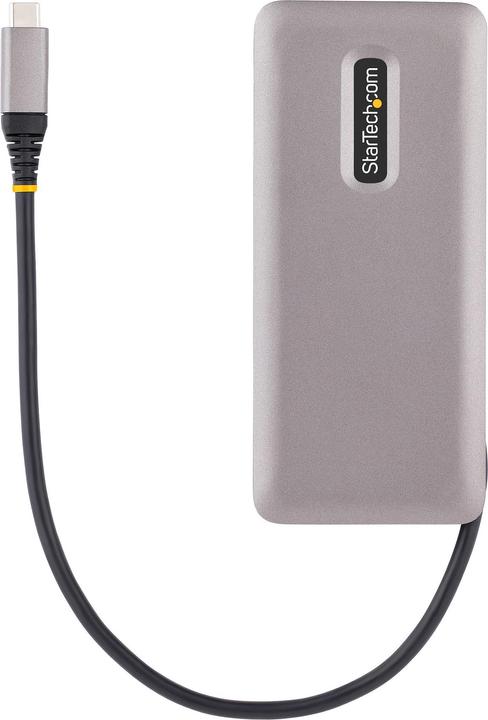 Actual product image StarTech com HB31CM4CPD3, Kabelgebunden, USB 3.2 Gen 2 (3.1 Gen 2) Type-C, 100 W, Grau, 10 Gbit/s, K (USB-A, 4 Ports)