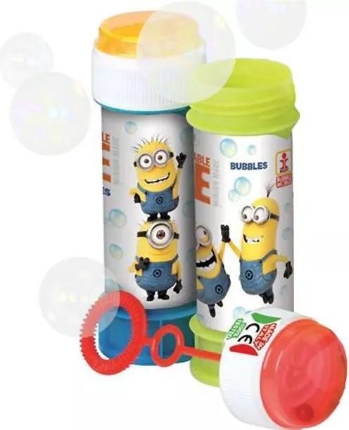 Actual product image Dulcop Bubbles Minions with patience game in the lid