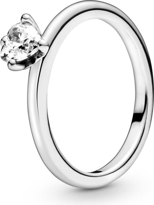 Immagine prodotto Pandora Anello solitario con cuore chiaro (48, 925 Argento)