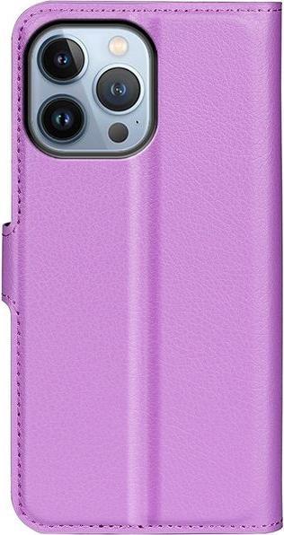 Actual product image MU Classic Litchi Leather Bookcover Series (Apple iPhone 14 Pro)