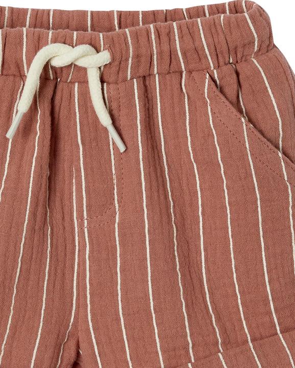 Produktbild Vertbaudet Weiche Baby Musselin-Shorts mit Streifen (80)