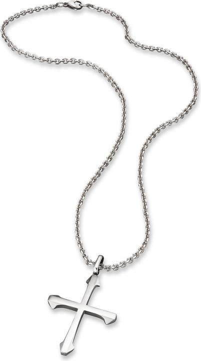 Save Brave SBN-ISAAC Herren Halskette 50cm, verstellbar (Edelstahl, 50 cm)