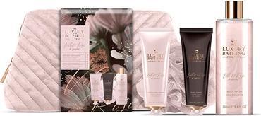 Grace Cole Body care gift set in cosmetic bag RÅ¯Å¾e & Pivo 4 pcs