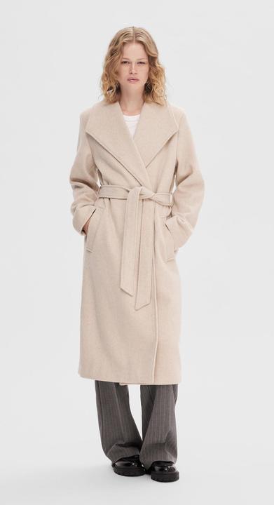 Image du produit Selected Femme Manteau de laine ceinturé (36)