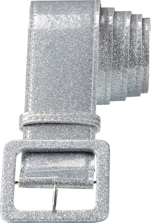 Actual product image Widmann Silver glitter belt