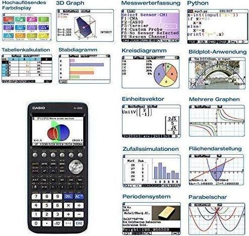 Actual product image Casio FX-CG50 (Batteries)
