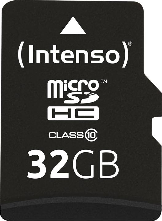 Produktbild Intenso microSD Class 10 (32 GB, microSDHC, U1)