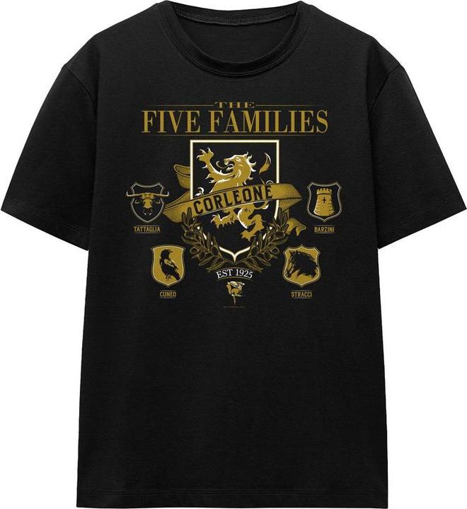 Immagine prodotto The Godfather Five Families Maglietta Loghi Adulto Unisex (L)