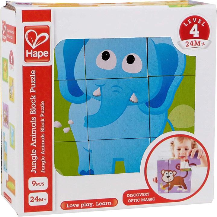 Hape Blockpuzzle Dschungel (9 Teile)