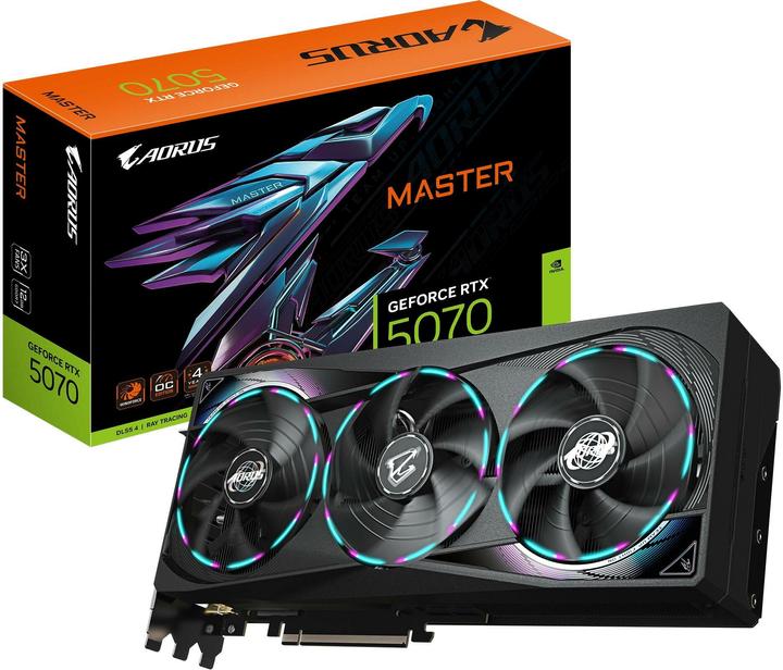 Image du produit Gigabyte AORUS GeForce RTX 5070 Master (12 Go)