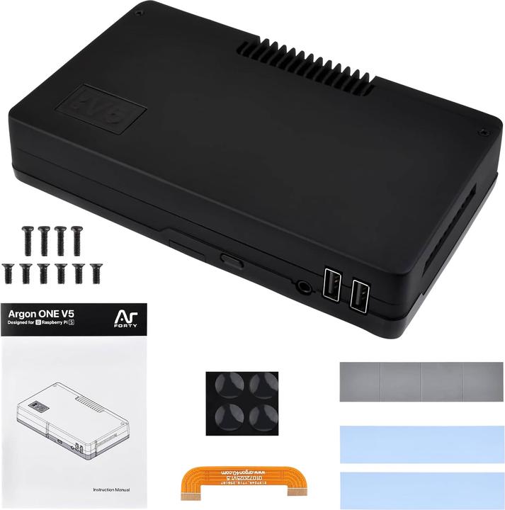 One V5 Gehäuse für Raspberry Pi 5, ARGONV5