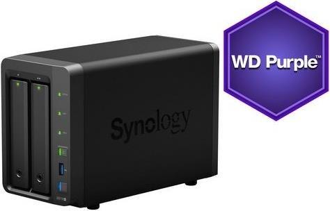 Actual product image Synology Ds718+ (WD Purple)