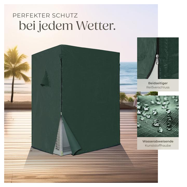 Actual product image tectake Beach chair incl. protective cover