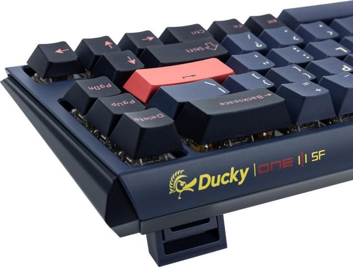 Actual product image Ducky One 3 Cosmic Blue SF Gaming Keyboard, RGB LED - MX-Speed-Silver (US) (US, Cable)