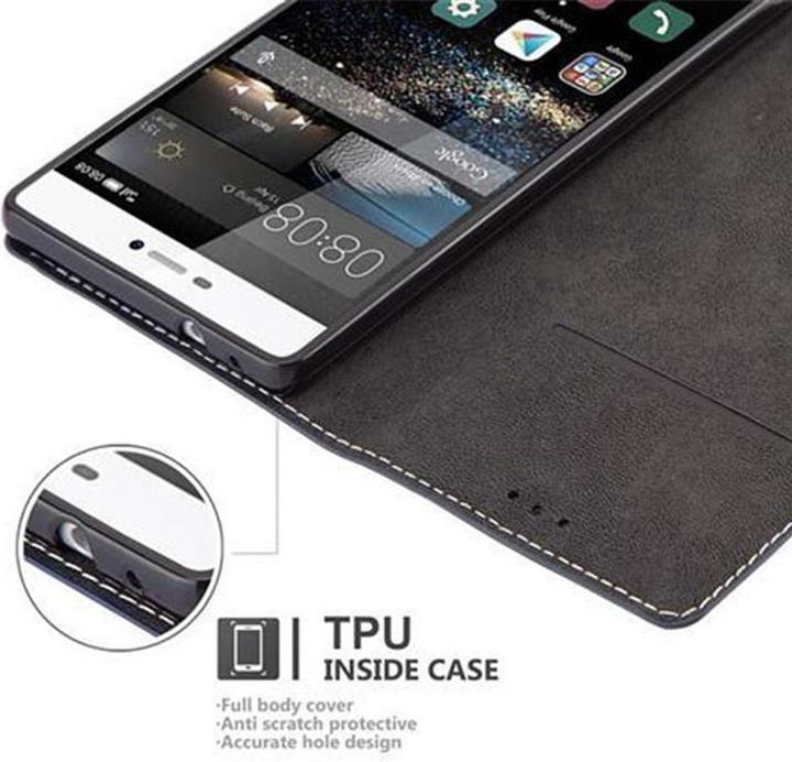 Actual product image Cadorabo Book X Wallet Cover (Huawei P8)