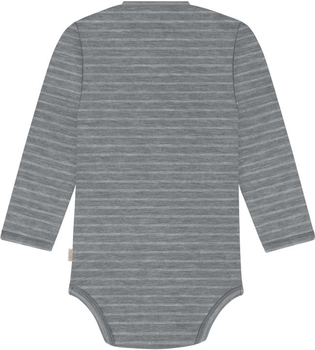 Actual product image Normani Merino baby bodysuit long-sleeved wrap-around body made from merino wool - 9341 (68)