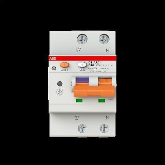 Produktbild Busch-Jaeger Busch-Jäger AFDD+FI/LS DS-ARC1A-B16/0,03, 6kA, 3TE Fehlerlichtbogen-Schutzeinrichtung+FI/LS DS-ARC1