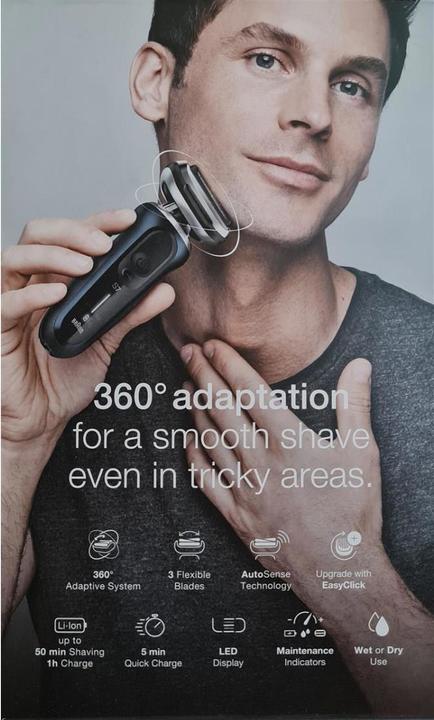 Image du produit Braun Series 7 70-B7850cc Rasoir pour hommes, rasoir électrique avec réglage à 360°, tondeuse à barbe,...