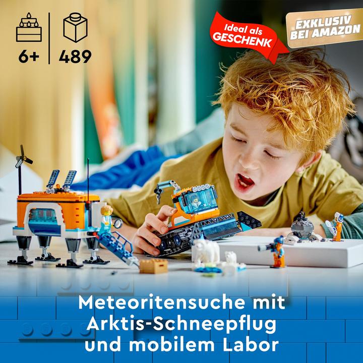 Immagine prodotto LEGO Spazzaneve artico della città con laboratorio mobile (60378, LEGO City)
