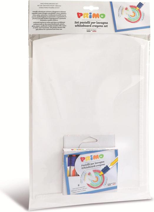 Image du produit Primo Crayons de cire Whiteboard Set 2 pièces (Multicolore, 8 x)