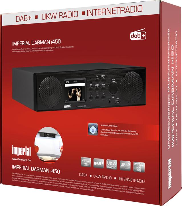 Produktbild Imperial Dabman i450 (Internetradio, DAB+, UKW, FM, Bluetooth, WLAN)