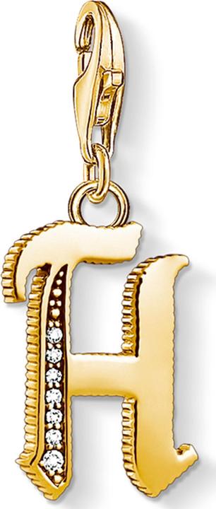 Thomas Sabo Charm-Anhänger Buchstabe H gold (925er Silber)
