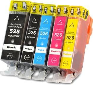Actual product image Hermex Compatible Ink Cartridge for Canon PIXMA iP4850 (M, PGBK, C, FC, Y)