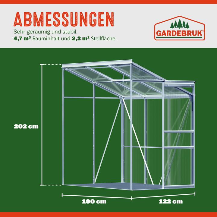 Actual product image Gardebruk Greenhouse