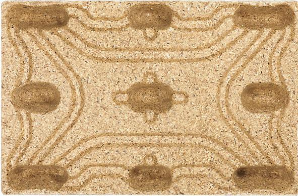 Image du produit Inka Palette en aggloméré, L x l 1200 x 800 mm, avec 9 pieds, charge max. 900 kg, lot