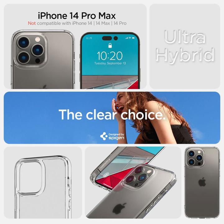 Immagine prodotto Spigen Ultra Ibrido Iphone 14 Pro Max Frost Clear (Apple iPhone 14 Pro Max)