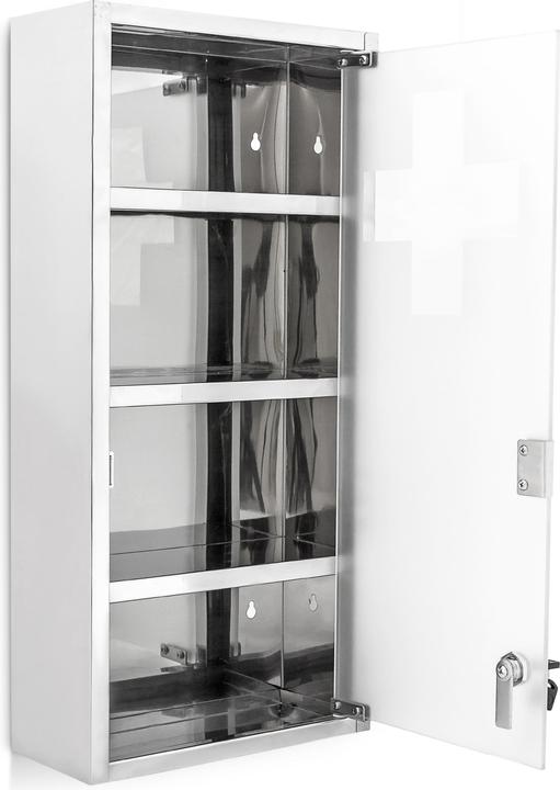 Image du produit Relaxdays Armoire à Pharmacie Carrée (27 x 12 x 57 cm)