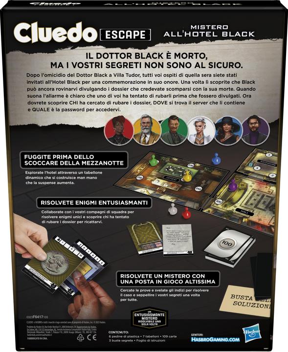 Immagine prodotto Hasbro Gaming Fuga da Cluedo (Italiano)